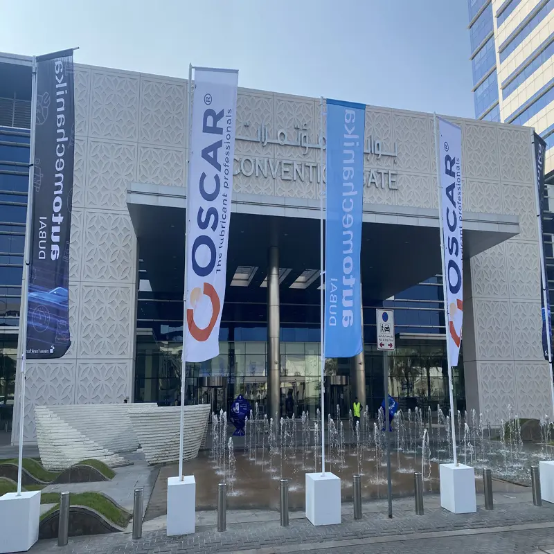 Ceannlampa faoi stiúir Luxfighter ag glacadh páirte i Automechanika Dubai 2023